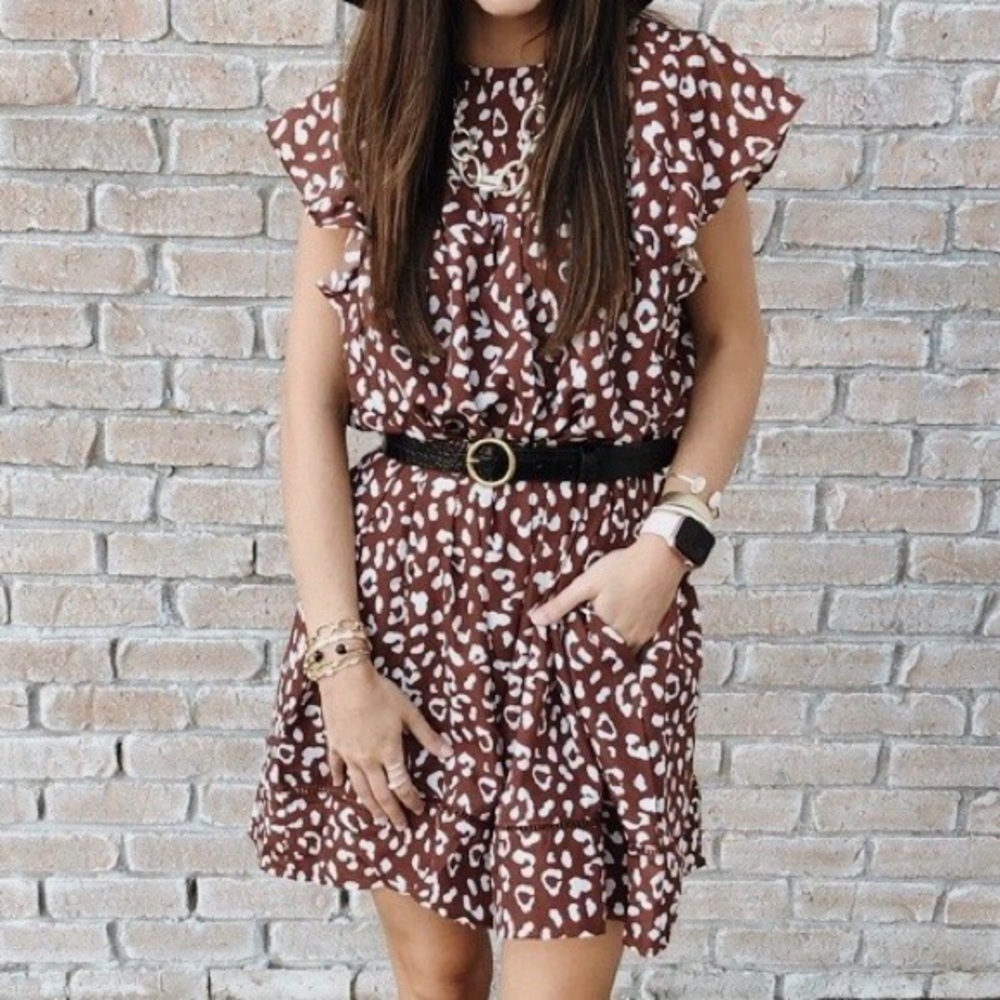 Spotted Babydoll Dress